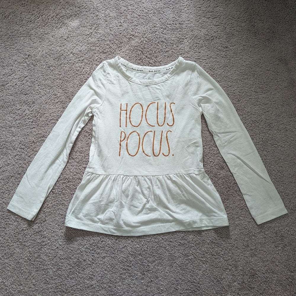 Rae Dunn girls 6X "Hocus Pocus" long sleeve shirt